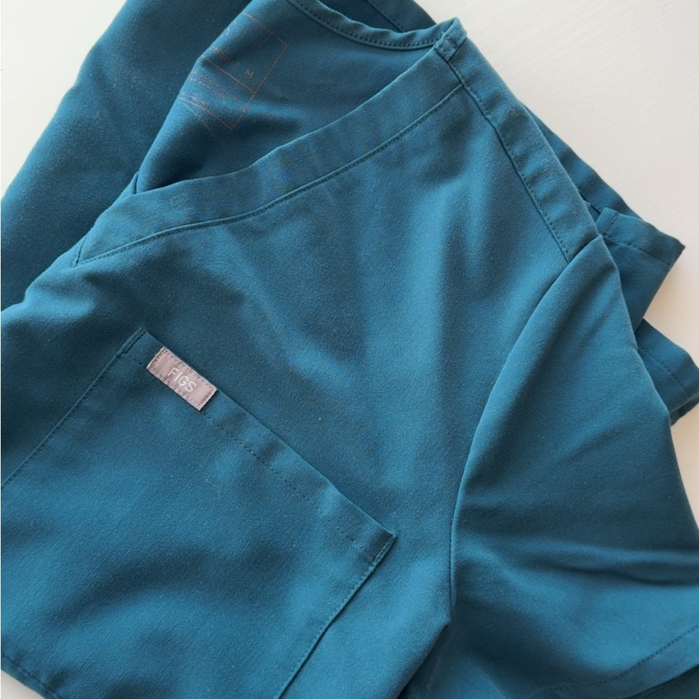 Teal Scrub Top